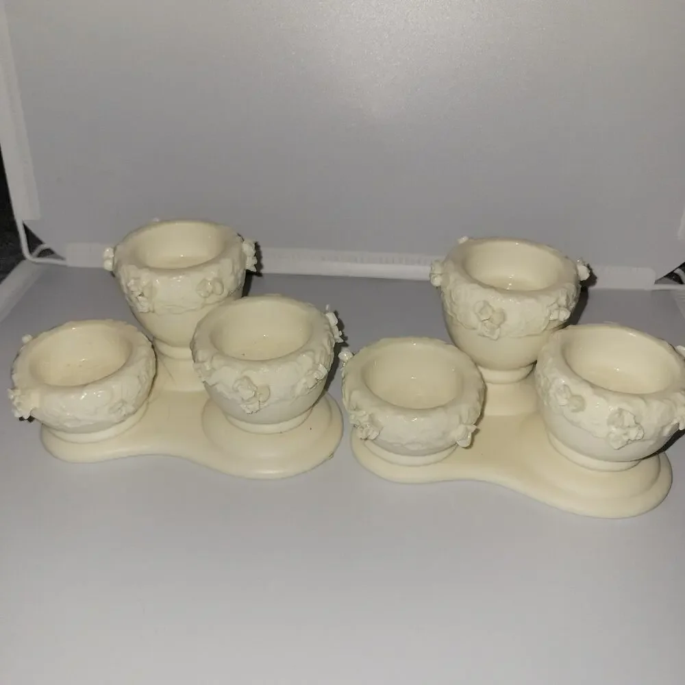 PartyLite Rose Garden Urn Tealight Trio - Picture 2 of 4